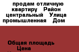 продам отличную квартиру › Район ­ центральный › Улица ­ промышленная › Дом ­ 94 › Общая площадь ­ 38 › Цена ­ 1 000 000 - Краснодарский край, Краснодар г. Недвижимость » Квартиры продажа   . Краснодарский край,Краснодар г.